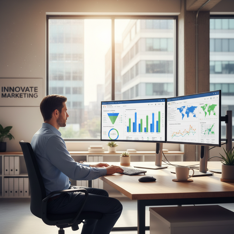 Iván, consultor PPC freelance, trabajando en estrategia de campañas Google Ads